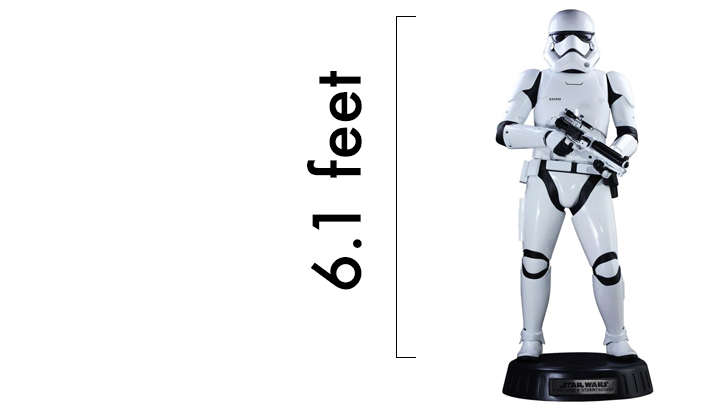 3 ft tall stormtrooper