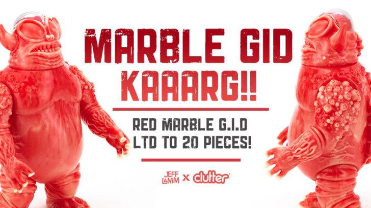 The Unpainted Red & GID MEAT Marbled Kaaarg!